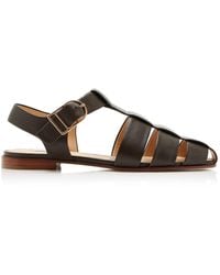 Gabriela Hearst - Lynn Leather Fisherman Sandals - Lyst