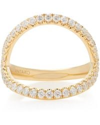 Anita Ko - Arc 18k Gold Diamond Ring - Lyst
