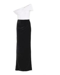 Rosie Assoulin - Twisted Off-the-shoulder Velvet Gown - Lyst