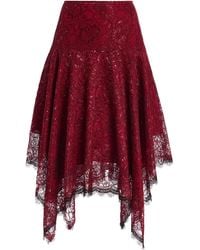 Rodarte - Exclusive Lace Midi Skirt - Lyst