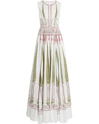Giambattista Valli - Printed Cotton Poplin Gown - Lyst