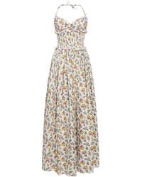 Dolce & Gabbana - Print Cotton-Blend Maxi Dress - Lyst