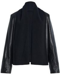 TOTEME - Scarf Leather Jacket - Lyst