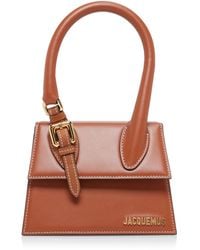 Jacquemus - Le Chiquito Moyen Buckled Leather Bag - Lyst