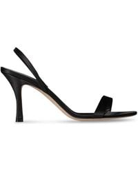 The Row - Ella Satin Slingback Sandals - Lyst