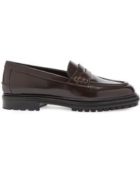 Aeyde - Leon Leather Loafers - Lyst