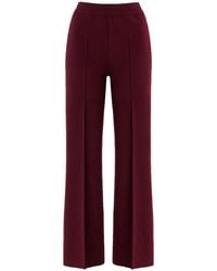 High Sport - Louis Wool-Blend Knit Cropped Pants - Lyst