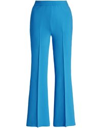 High Sport - Kick Stretch-cotton Knit Cropped Flared Pants - Lyst