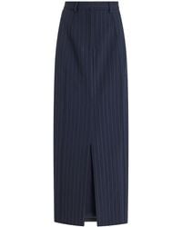 Significant Other - Pinstriped Maxi Pencil Skirt - Lyst