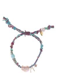 Joie - Metallic Barbie Beach Pearl, Leather Rocker Bracelet - Lyst