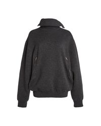 Balenciaga - Back-To-Front Wool Sweater - Lyst