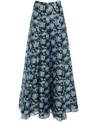 Carolina Herrera - Organza Palazzo Pants - Lyst