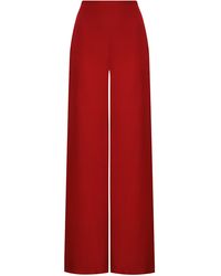 ANDRES OTALORA - Kali High-Waisted Chiffon Wide-Leg Pants - Lyst