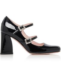 Roger Vivier - Mini Tres Vivier Patent Pumps - Lyst