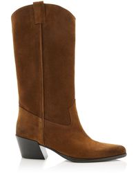 STAUD - Monty Suede Boots - Lyst