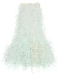 Oscar de la Renta - Bubble-Hem Point D'Esprit Mini Dress - Lyst