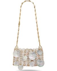 Rabanne - Mother Of Pearl Chainmail Shoulder Bag - Lyst