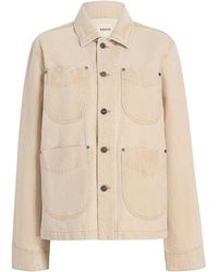 KHAITE - Wyatt Dyed Cotton Denim Jacket - Lyst