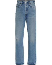 Agolde 90's Pinch Rigid High-rise Straight-leg Jeans - Blue