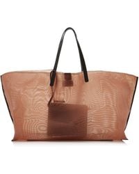 STAUD - Christos Large Mesh Tote Bag - Lyst