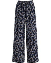 Matteau - Silk Drawstring Trousers - Lyst