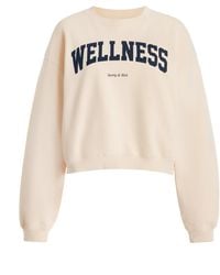 Sporty & Rich - Wellness Ivy Cotton Sweatshirt - Lyst