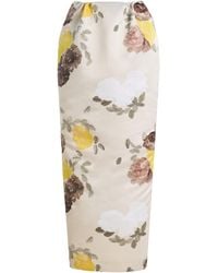 BERNADETTE - Damian Floral Maxi Skirt - Lyst