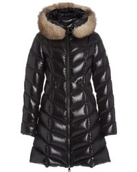 Moncler Fulmarus Hooded Fur-trimmed Down Puffer Coat - Black