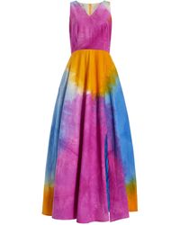 Busayo - Wura Tie-dyed Cotton Maxi Dress - Lyst