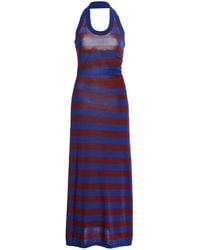 Proenza Schouler - Frann Striped Cotton Maxi Dress - Lyst