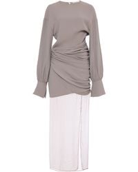 Nensi Dojaka - Drop-Waist Midi Dress - Lyst