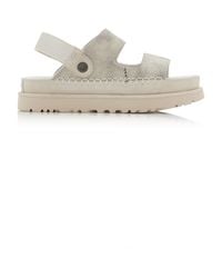 UGG - Goldenstar Crackle Glide Sandals - Lyst