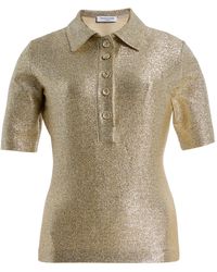 Franchise - Clover Metallic Jersey Top - Lyst