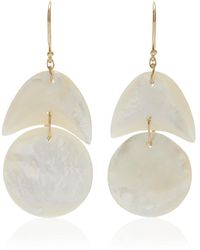 Ten Thousand Things - Tiny Arp 18k Yellow Gold Mother-of-pearl Earrings - Lyst