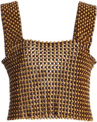 Cordera - Exclusive La Isla Wood-Beaded Top - Lyst