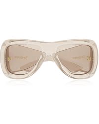Saint Laurent - Howl Mask-Frame Acetate Sunglasses - Lyst