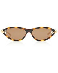 Bottega Veneta - Cat-Eye Acetate Sunglasses - Lyst