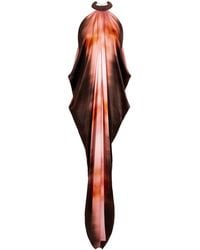 Silvia Tcherassi - Mene Silk-Blend Halter Maxi Dress - Lyst