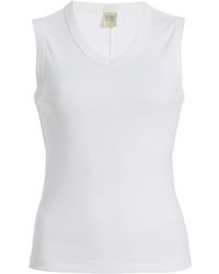 Flore Flore - Jill Cotton Tank Top - Lyst