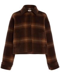 Jonathan Simkhai - Colby Wool Cropped Jacket - Lyst