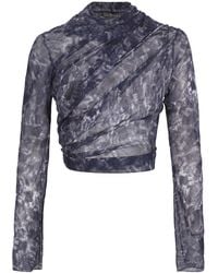 Cortana - Meena Flowy Silk Wrap Jacket - Lyst
