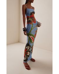cala de la cruz ornella ruched jersey maxi dress Cala De La Cruz Ornella Ruched Jersey Maxi Dress