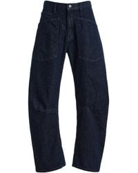 Nili Lotan - Shon Rigid Mid-Rise Wide-Leg Jeans - Lyst