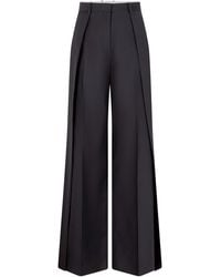 Heirlome - Tova Wide-Leg Silk-Wool Trousers - Lyst