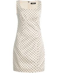 ROTATE BIRGER CHRISTENSEN - Polka-Dot Satin Mini Dress - Lyst