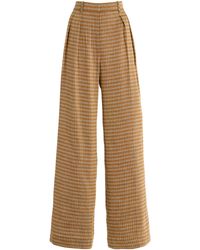 The Row - Sherry Linen-Blend Wide-Leg Pants - Lyst