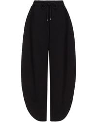 Alaïa - Cotton Barrel-Leg Jogger Sweatpants - Lyst