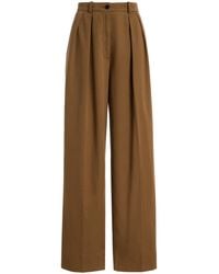 The Row - Igor Cotton-Blend Straight-Leg Pant - Lyst