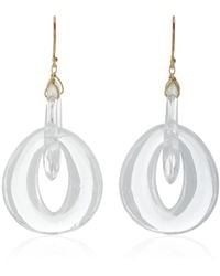 Ten Thousand Things - Peacock Eye 18k Yellow Gold Crystal Earrings - Lyst