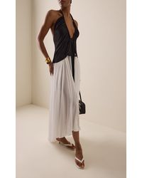Siedres Tallula Bow-Embellished Cotton Lace Maxi Dress in White | Lyst  Canada